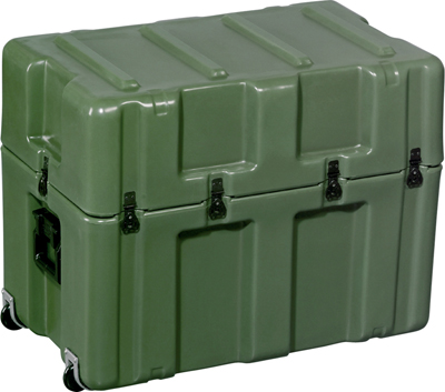 Military Water Tight Aluminum Medical Supply Chest Storage Container  30x12x18